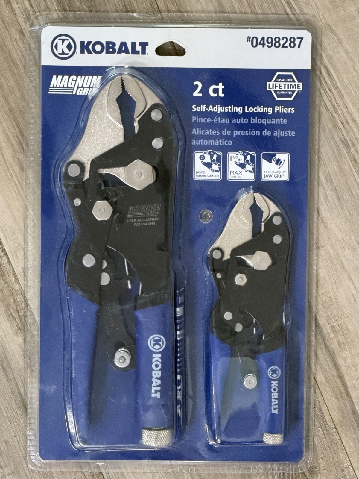 Kobalt Magnum Grip 2 count Self Adjusting Locking Pliers #0498287 gallery