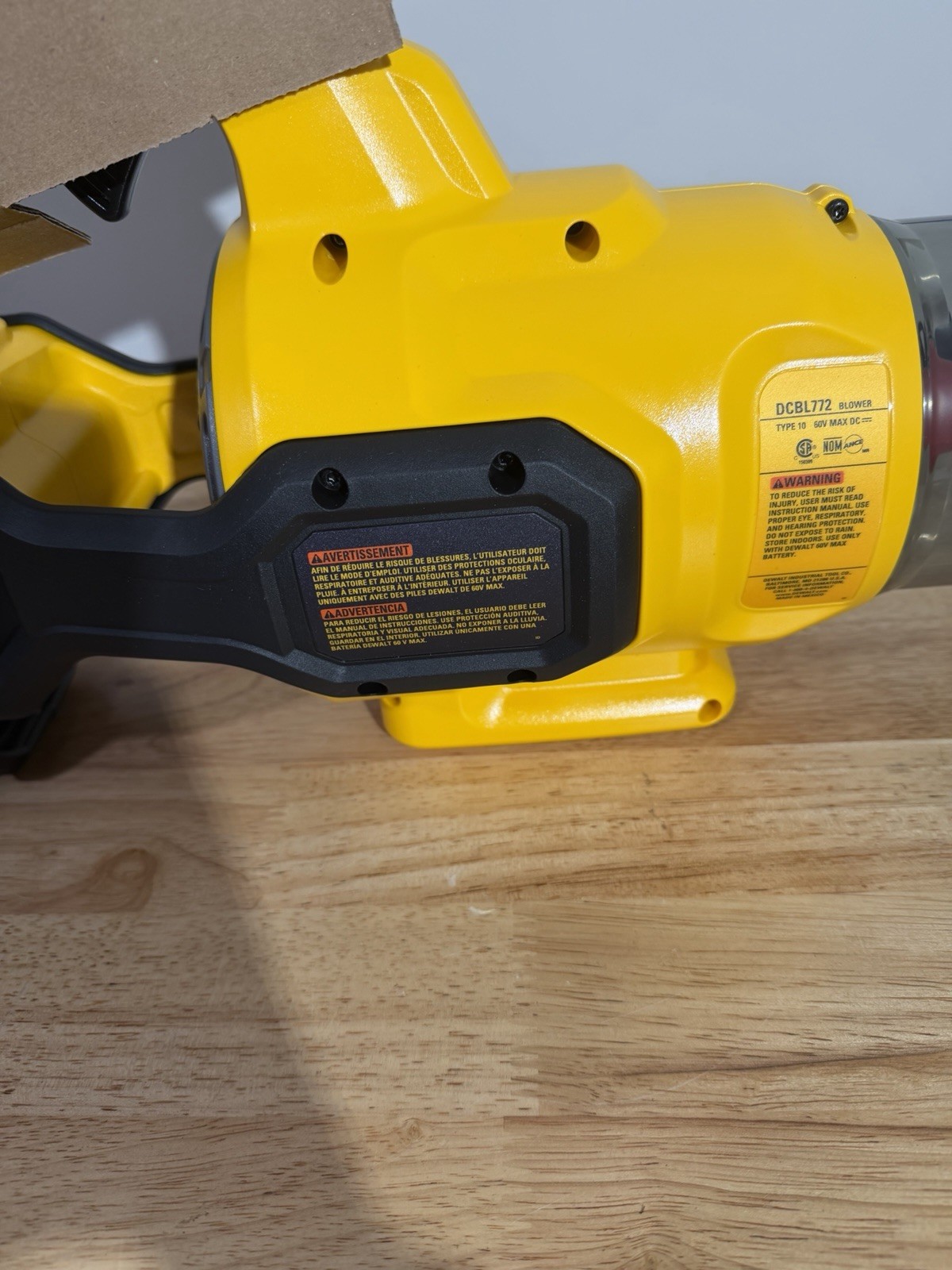 Dewalt 60V Max Flexvolt Axial Handheld Blower (DCBL772) Tool Only gallery