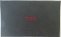 Tumi Black and Red Empty Box Eyeglasses Gift Accessory 9″ x 5.5″ x 2″