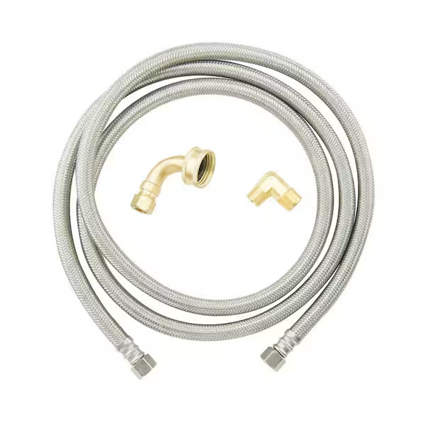 3/8 In. Comp X 3/8 In. Comp X 72 In. Stainless Steel Dishwasher Supply Line W/ gallery