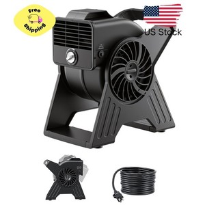 13-inch Portable Utility Floor Fan, 300 CFM, Adjustable Speeds, Lightweight gallery