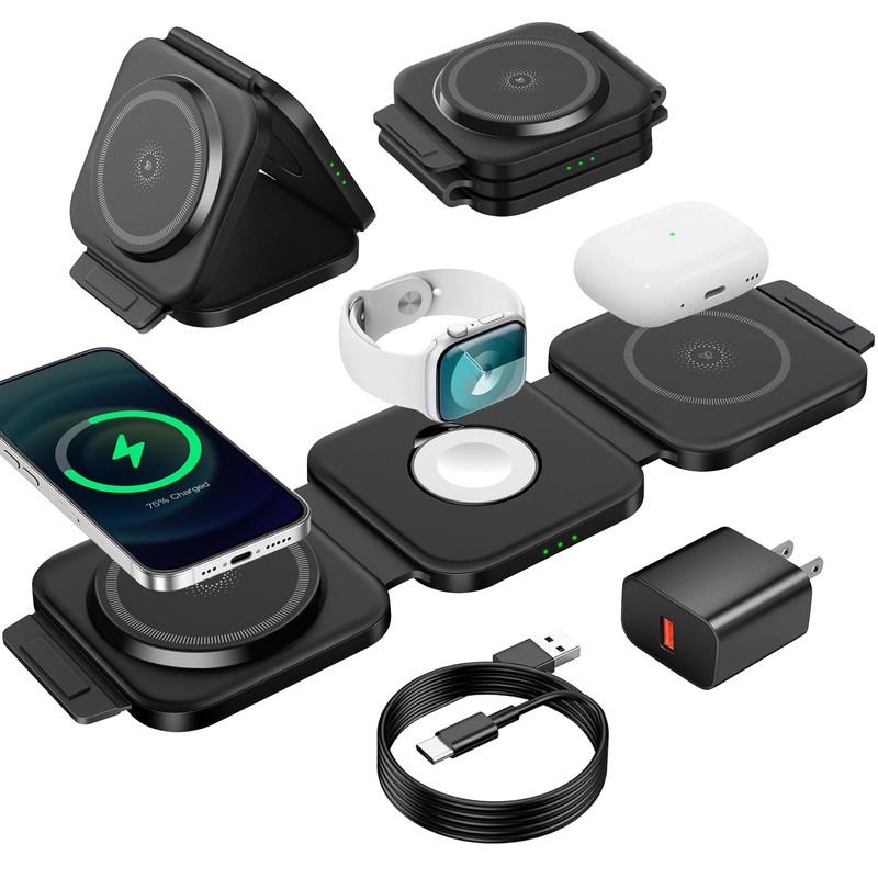 Zyerch For Applemagnetic Charger For Travelwireless Charger For Iphone gallery