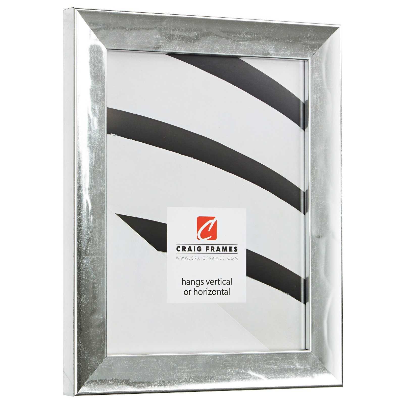 Craig Frames Allure, 1.25 Inch Wide French Silver Picture Frame Poster Frame gallery