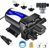 Water Pressure Booster Diaphragm Pump 110V AC, 70 PSI 5 GPM Self-Priming with Fi gallery