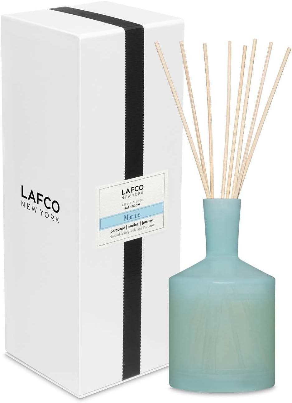 Classic Reed Diffuser Marine 6 oz Up to 3 Months Fragrance Life Reusable Glass gallery