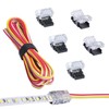 5 PCS CCT Tunable LED Strip Connector 10mm 3 Pin With 9.8 Ft 20 AWG Wire gallery