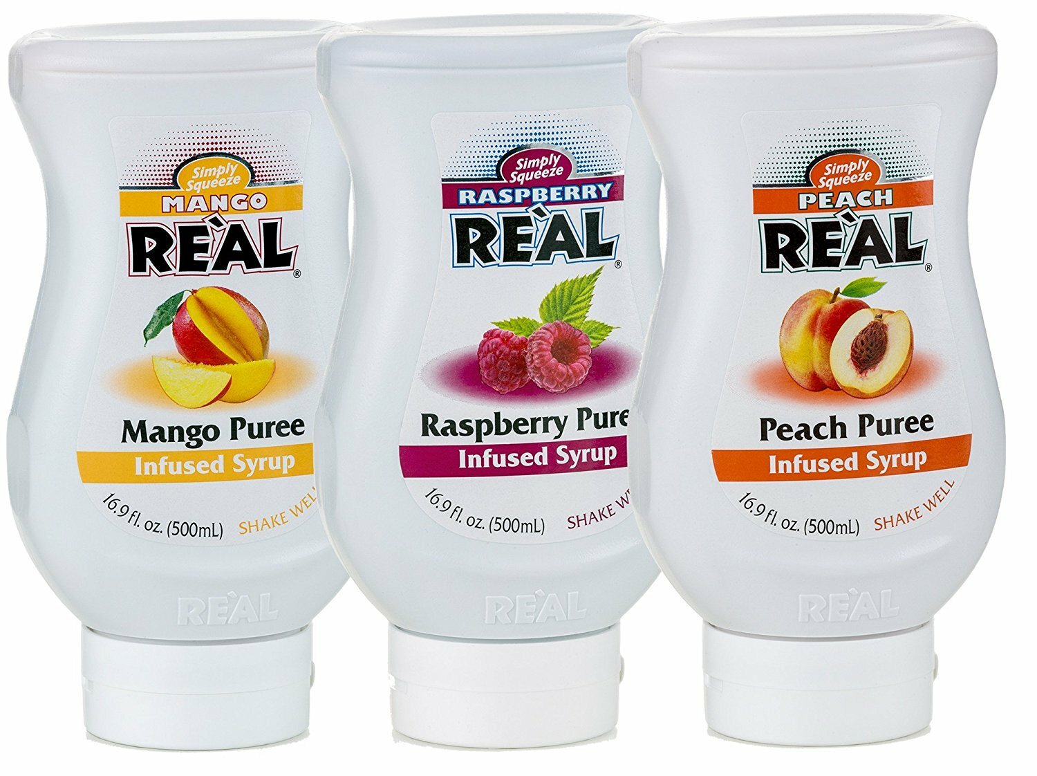Real 16.9 fl. oz. Puree Infused Syrup (select flavor below) gallery