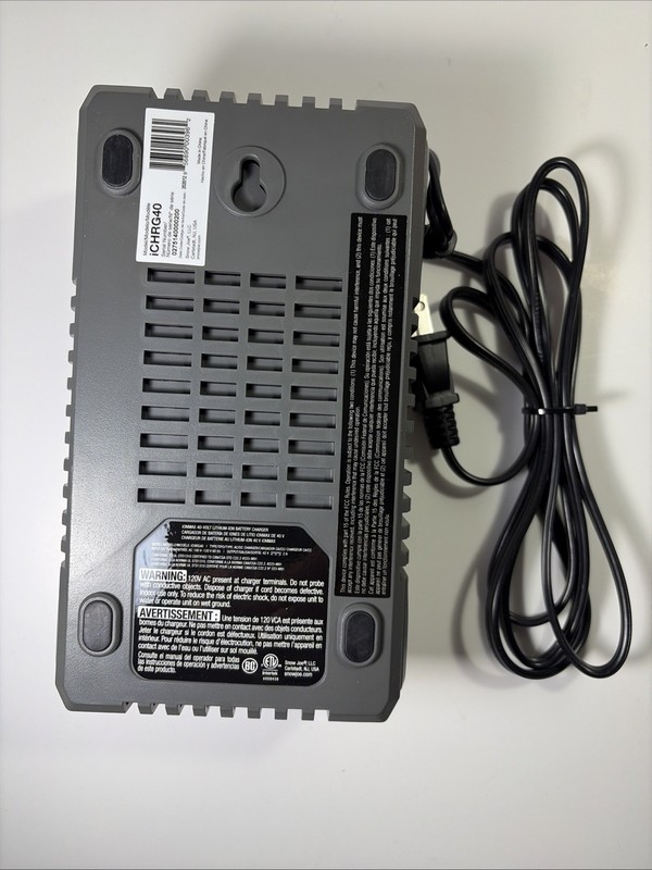 Snow Joe 40-Volt Lithium-Ion Replacement Battery Charger for Cordless Power Tool gallery