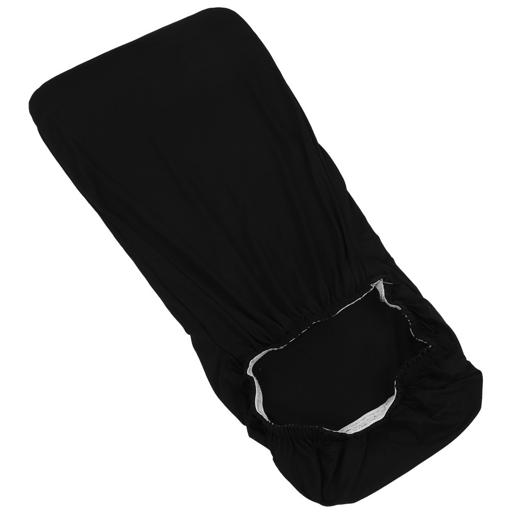 Black Stretch Cloth Office Chair Cover Protects Back and Seat Soft Comfortable gallery