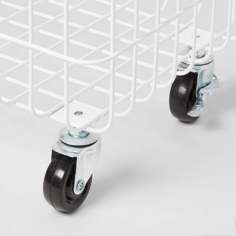 Wire Rolling Laundry Hamper - Brightroom gallery
