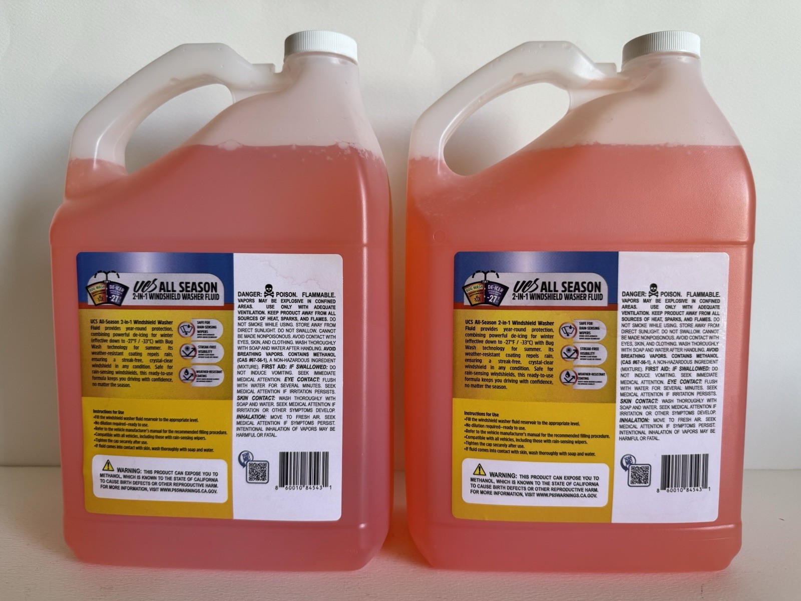 2x Advance All-Season Windshield Washer Fluid Winter Protection to -27°F|2-in gallery