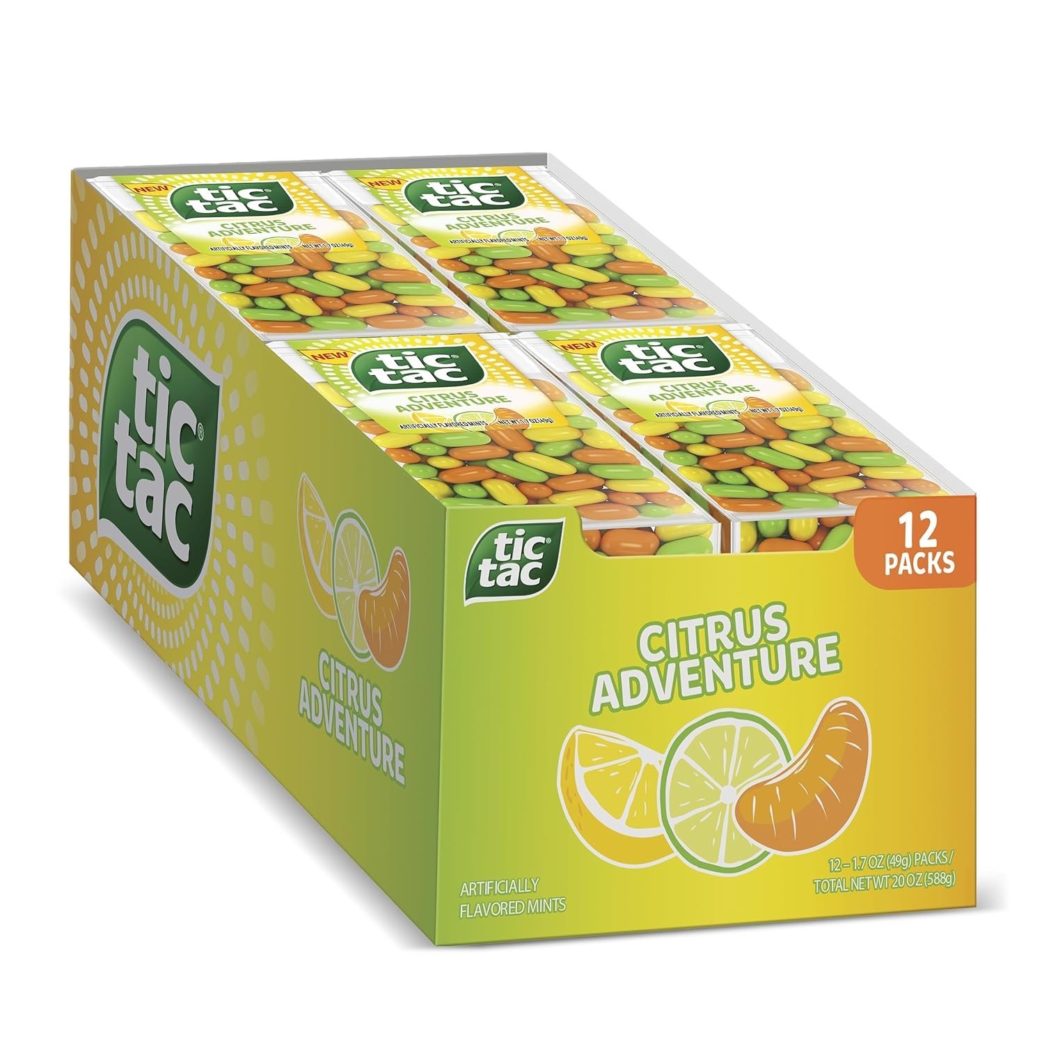 Tic Tac Citus Adventure Mints, Big 12 Pack, On-The-Go Refreshment, 1.7 oz Each gallery