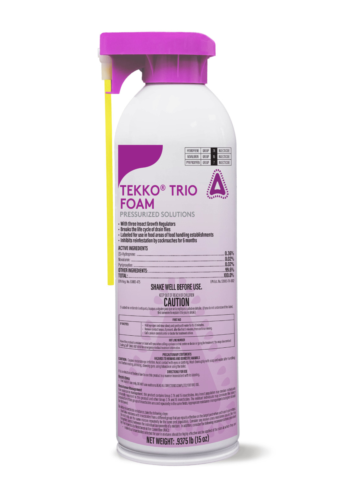 Tekko Trio Foam IGR Targets Indoor Insects 15 oz by Control Solutions gallery