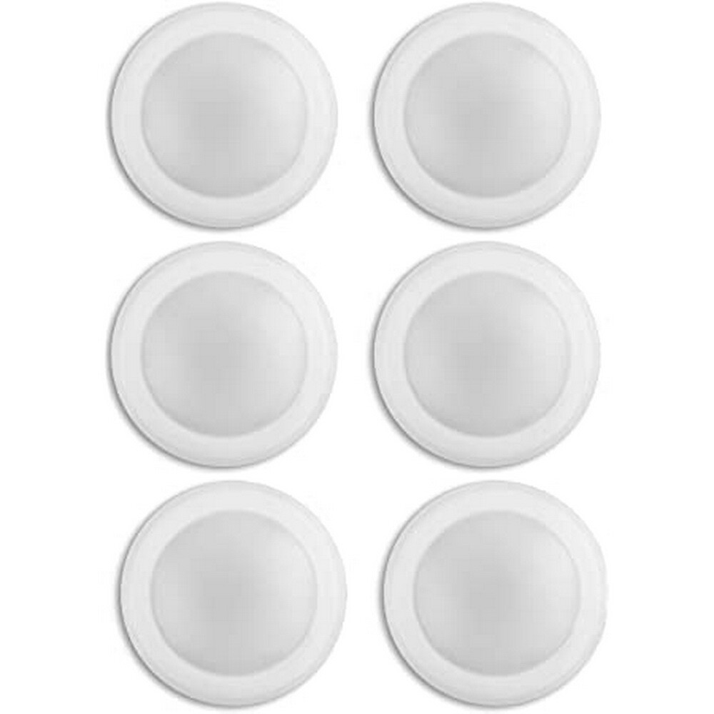 Nora Lighting Opal Integrated LED White Surface Ceiling Light 6 Pack gallery