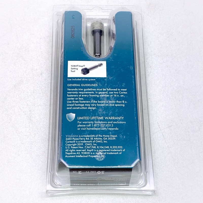 Veranda FastenMaster Collated Cortex Fastening System 2 in. Screws and Plugs NEW gallery