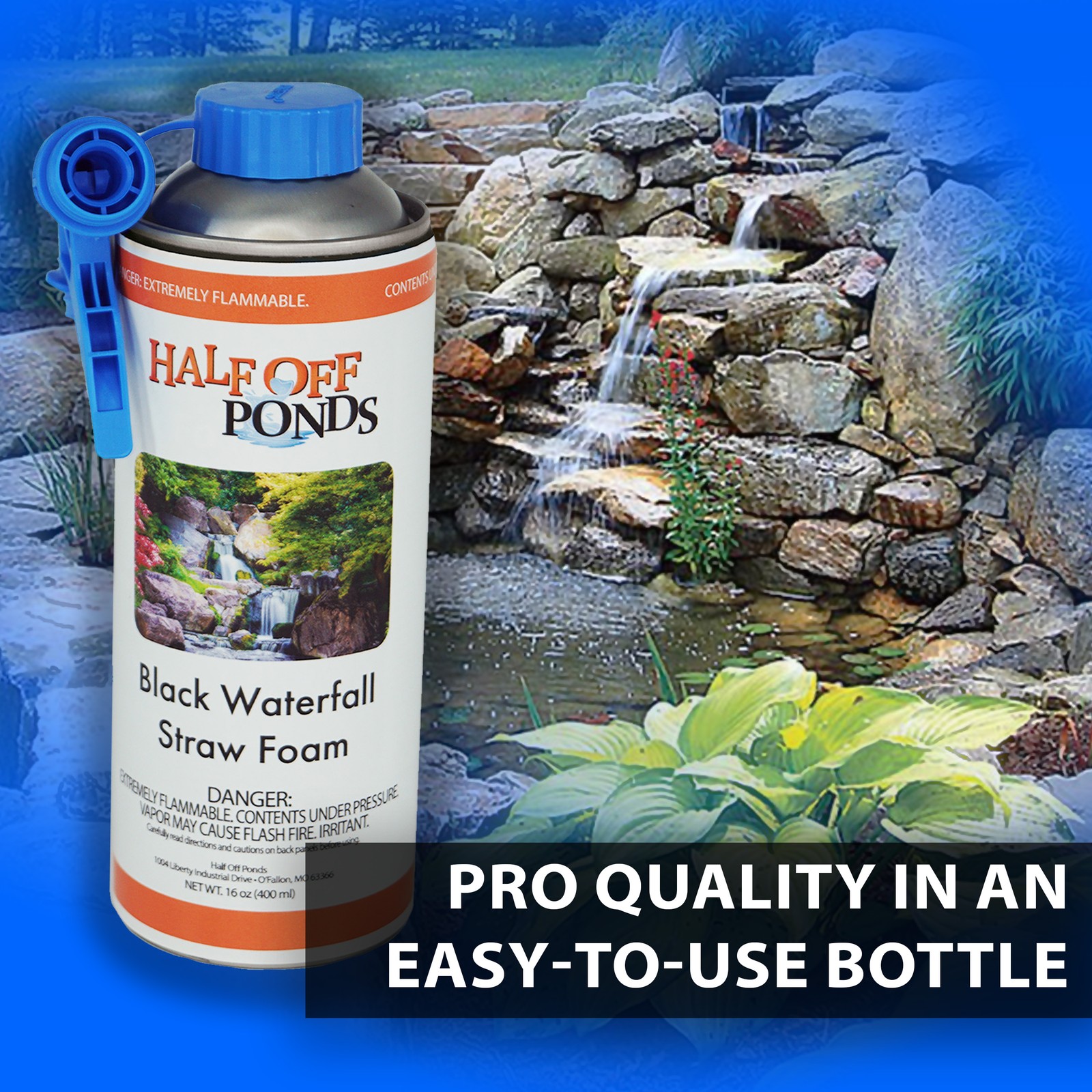 Waterfall Straw Foam - (1) 16oz Can - SF16 gallery