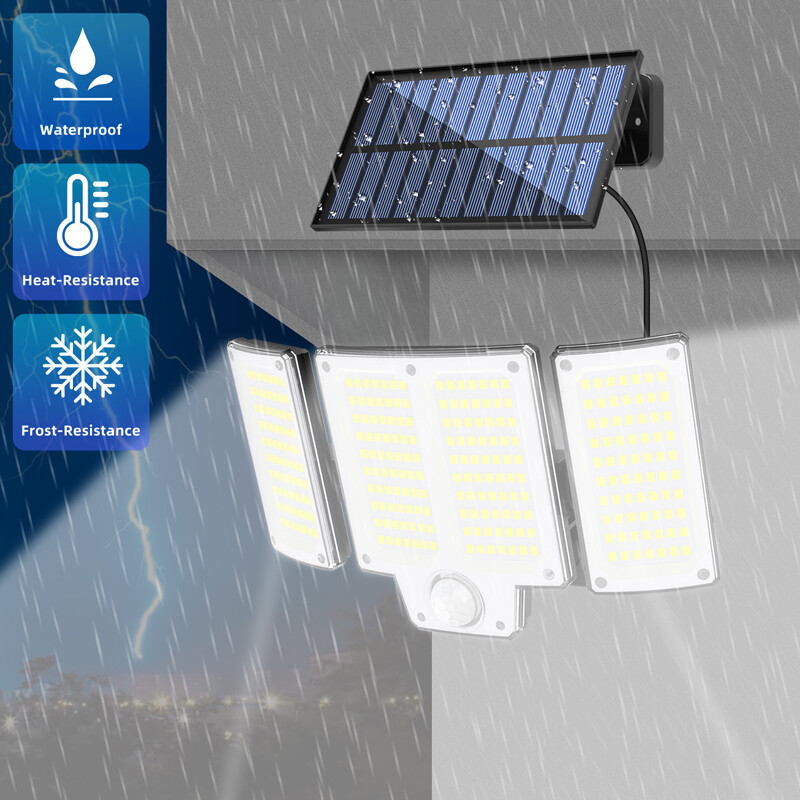 3000LM 280 LED Motion Sensor Solar Lights Outdoor IP65 Waterproof Security Lamp gallery