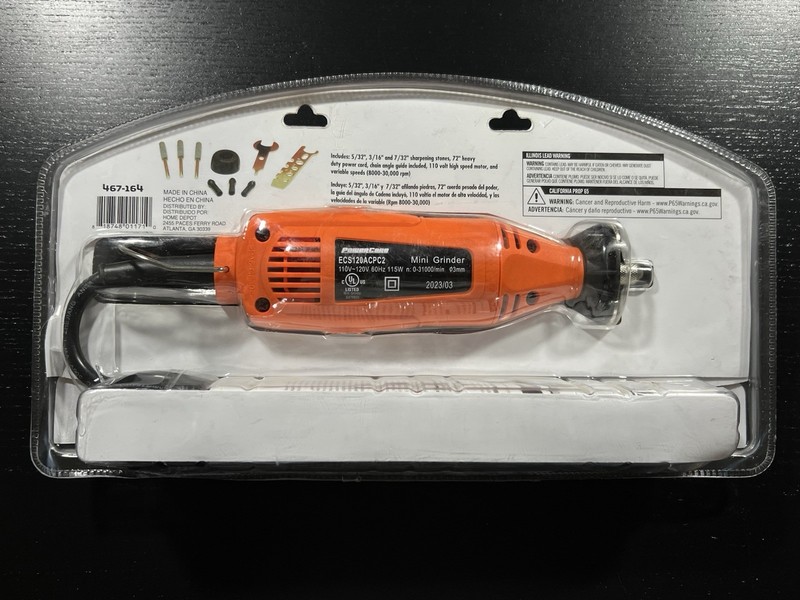 Powercare 110-Volt Electric Chainsaw Chain Sharpener ECS120ACPC2 gallery