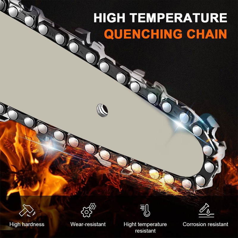 6" Mini Chainsaw Cordless Portable Small Handheld Electric Chain Saw 2×Battery gallery
