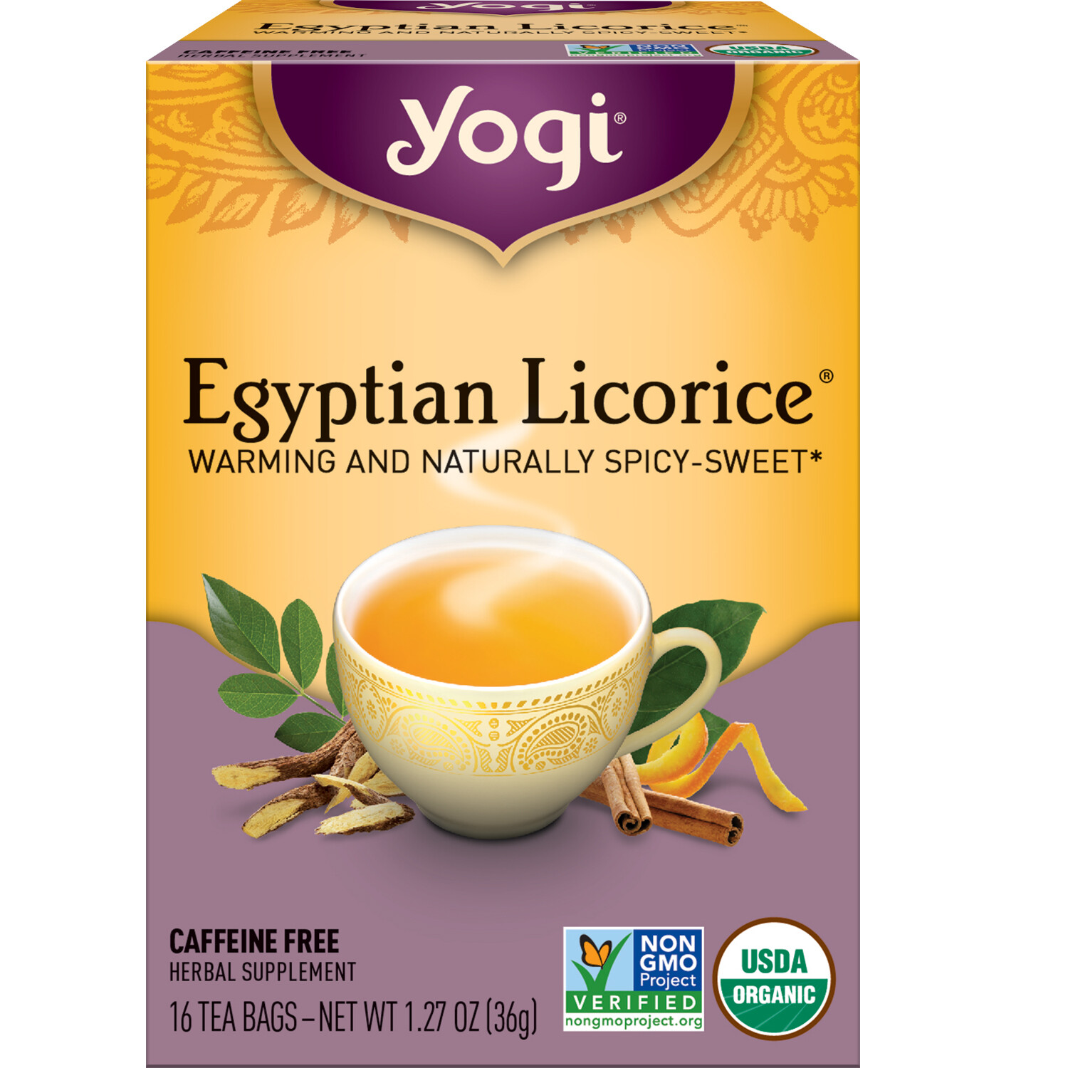 Yogi Tea - Egyptian Licorice Tea (4 Pack) 64 Organic Herbal Tea Bags gallery