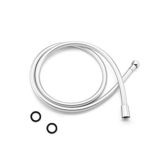 6ft Shower Hose Extra Long Explosion Proof Anti PVC Shower Head 69 In Silver gallery