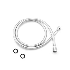 6ft Shower Hose Extra Long Explosion Proof Anti PVC Shower Head 69 In Silver