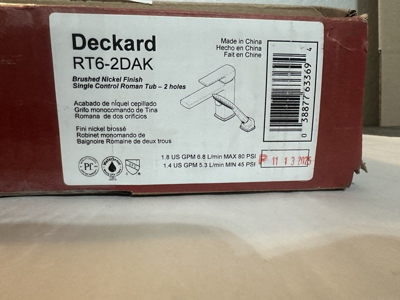Pfister Deckard Single-Handle Deck Mount Roman Tub Faucet & Handshower RT6-2DAK gallery