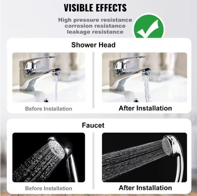 ITOPFOX 120W Automatic Water Pressure Booster Pump, Max Flow 25 L/min Shower gallery