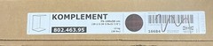 Ikea KOMPLEMENT Divider for frame, black-brown, 29 1/2-39 3/8×22 7/8 ” 80246395