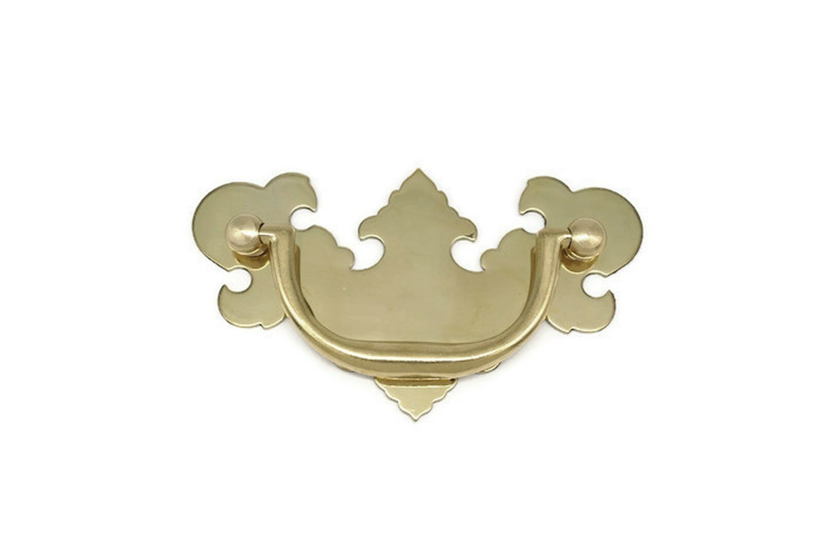 Chippendale Drawer Pull Antique Victorian Early American Drawer Pull 2 1/2" CC gallery