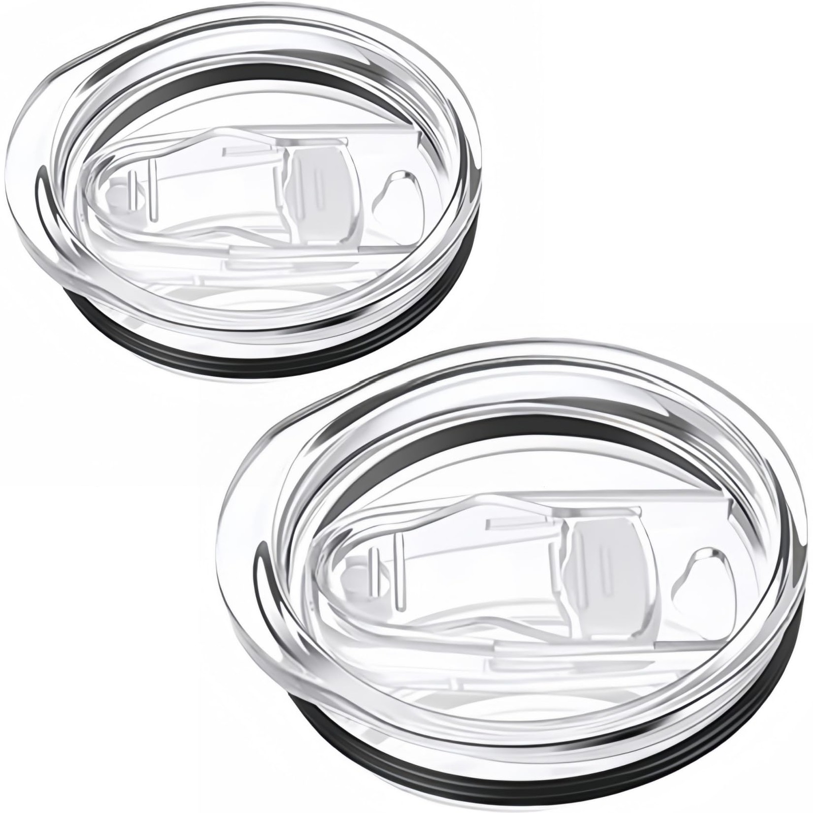 2 Replacement Lids for Stainless Steel Tumbler Travel Cup,3.1 to 3.15 INCH Cu... gallery