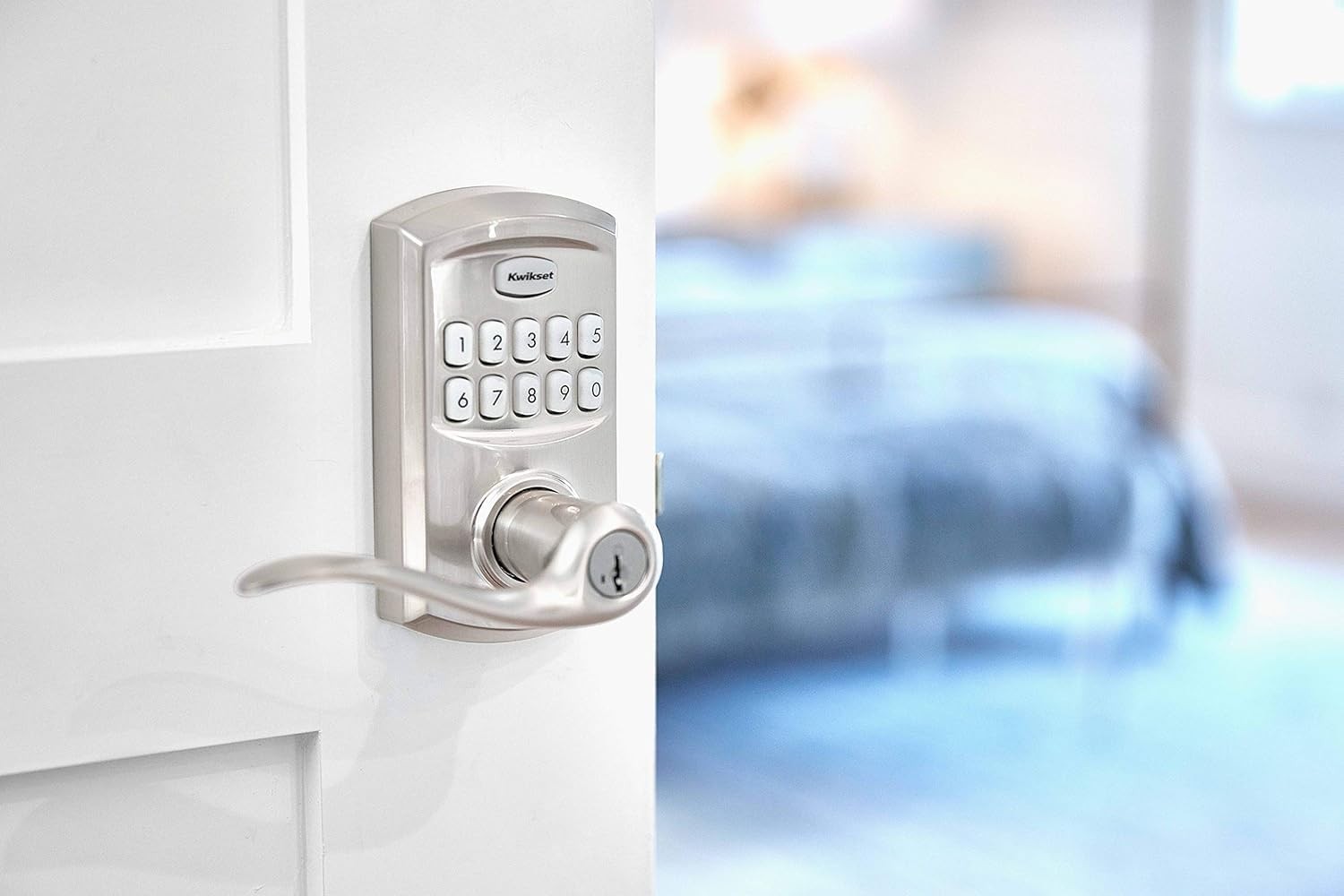 Kwikset SmartCode 917 Keypad Electronic Lever Keyless Entry Deadbolt (Open Box) gallery