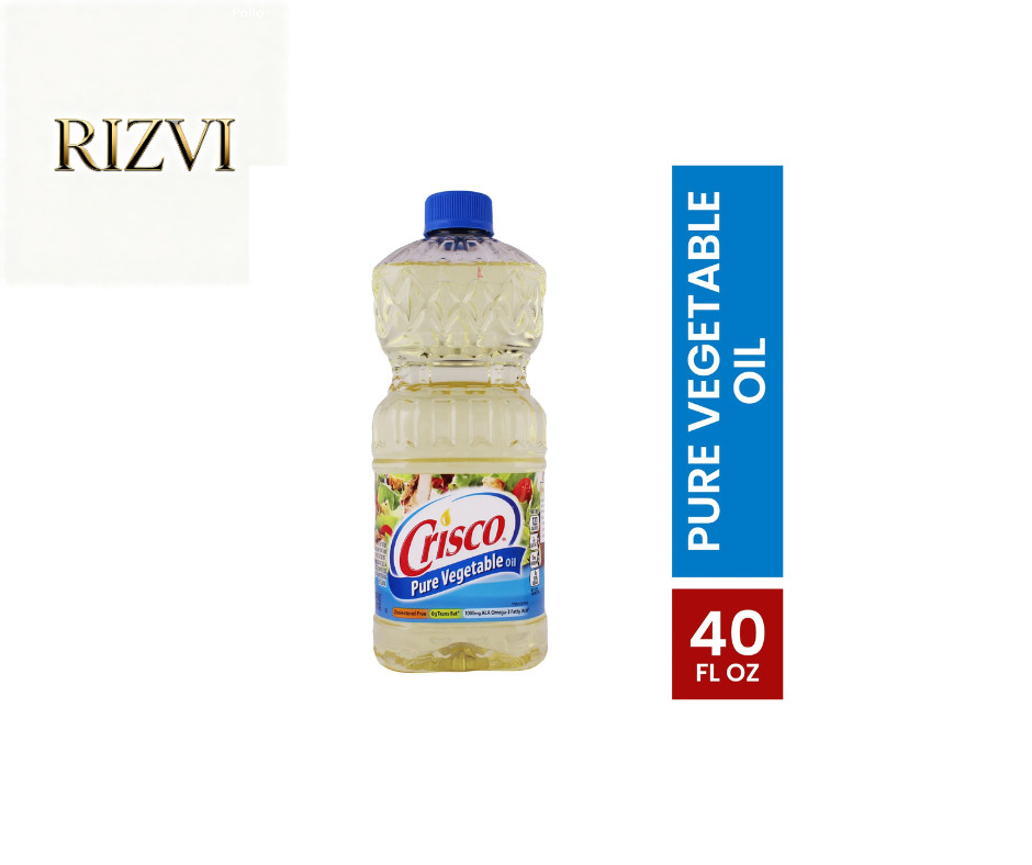 Crisco Pure Vegetable Cooking Oil, 40 fl oz gallery