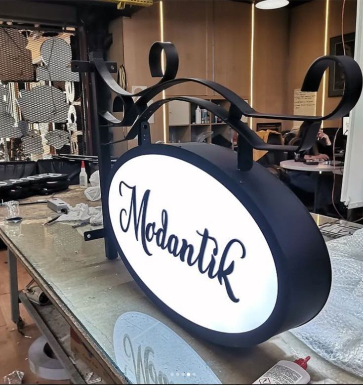 Double Sided LED Light Box Sign – Outdoor Illuminated Shop Advertising Sign gallery