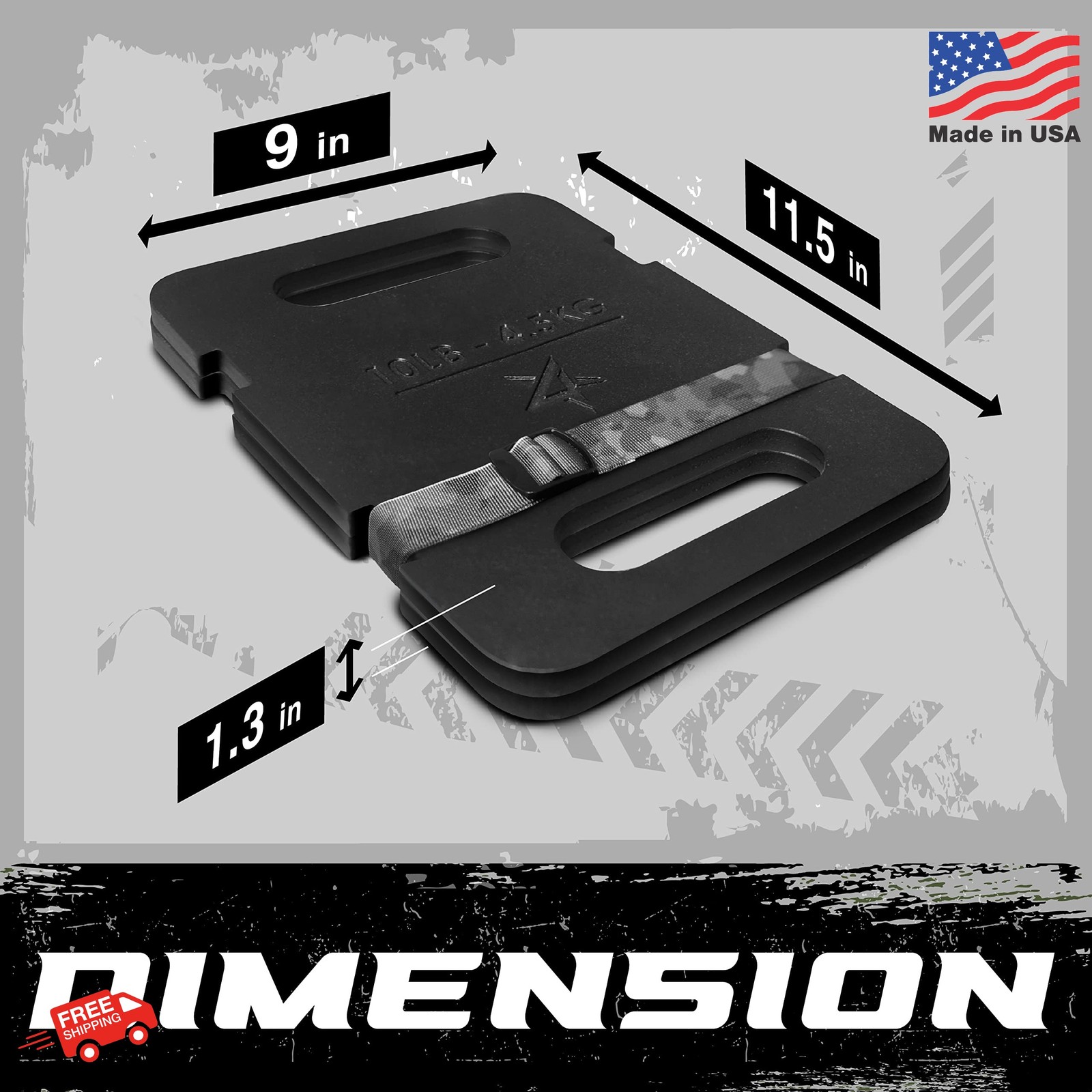 Yes4All Attachable Rucking Weight for Backpack, Cast Iron Training Weight Plate gallery