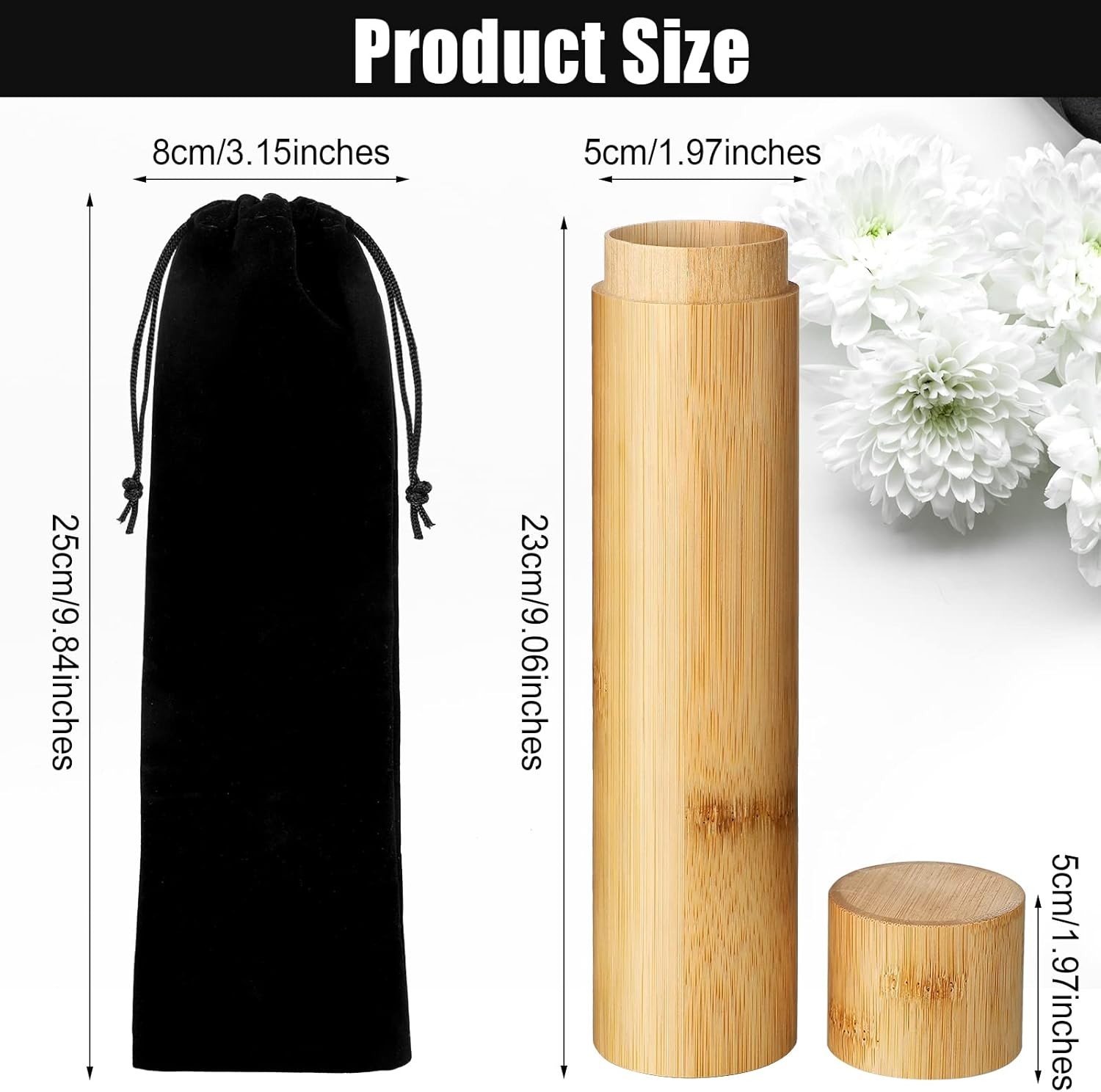 2 Sets Scattering Urns Bamboo Cremation Small As Shown in Pictures gallery