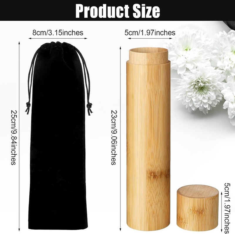 2 Sets Scattering Urns Bamboo Cremation Small As Shown in Pictures gallery