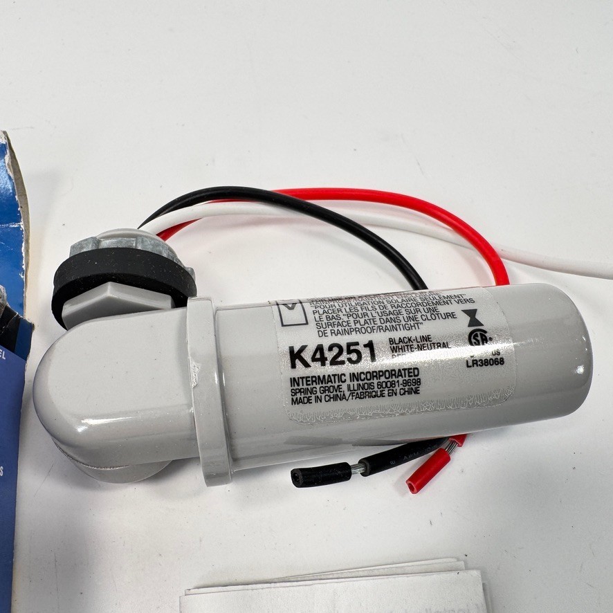 Intermatic K4251 Photo Control | 120 Vac S-739 | Weatherproof | Grey | NEW gallery