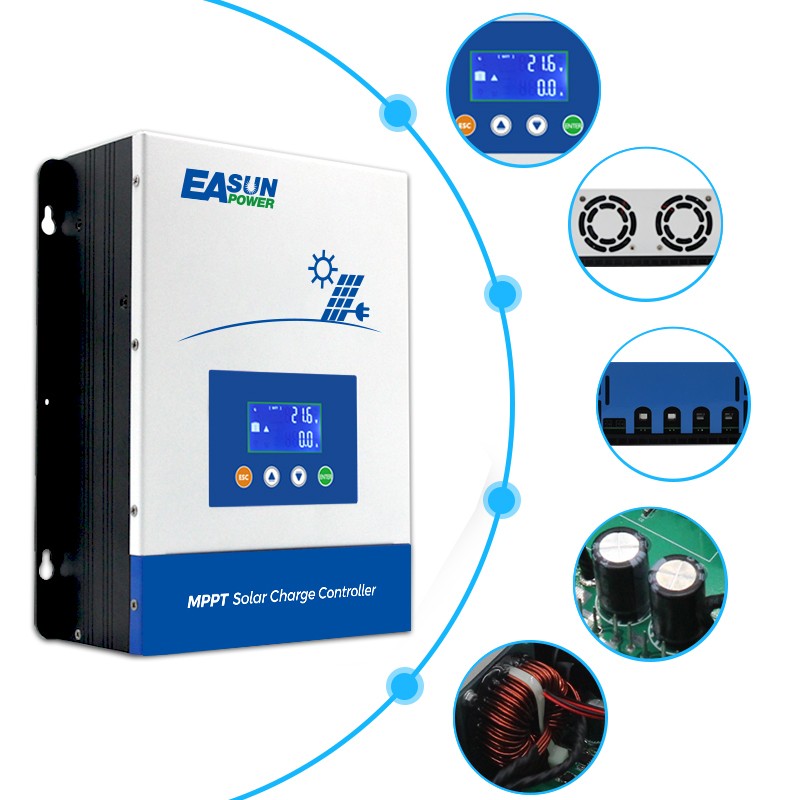 Easun 100AMP Solar Charge Controller for 12V/24V /36V/48V MPPT Battery Regulator gallery