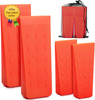 4 Pack Tree Felling Wedges with Spikes 5.5 and 8 Inch Splitting Wedge Kit Bag gallery