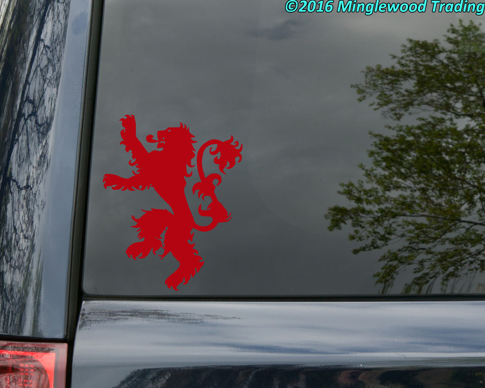 HERALDIC LION V2 Vinyl Decal Sticker - Coat of Arms Heraldry Genealogy gallery