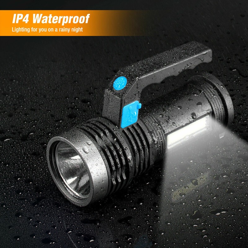 Rechargeable Searchlight Portable Super Bright Handheld Spotlight Flashlight gallery