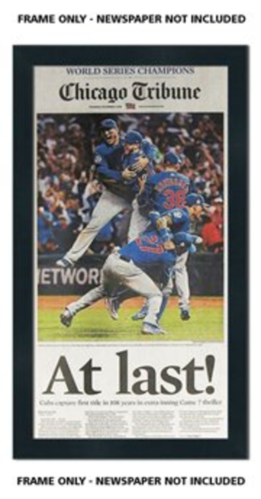 Newspaper Frame Made For Periodical Measuring 11x22 Inches gallery