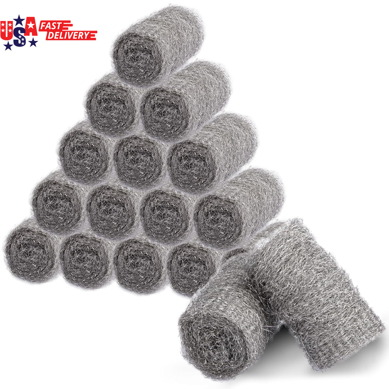 Steel Wool Mice Control, 2 Pack 3" X10 Ft Hole Filler, Gap Blocker, Barrier, Pro gallery