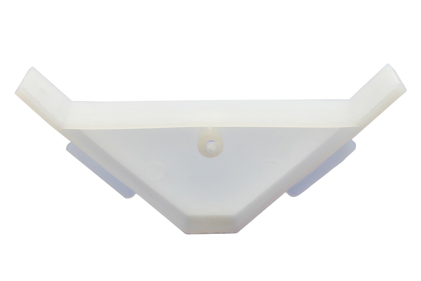 90 Degree Cabinet Triangle Bracket, Plastic, White Corner Support Braces gallery