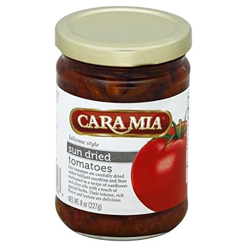 Julienne Style Sun Dried Tomatoes 6 Glass Jars Net Wt. 8oz. 227g. each gallery