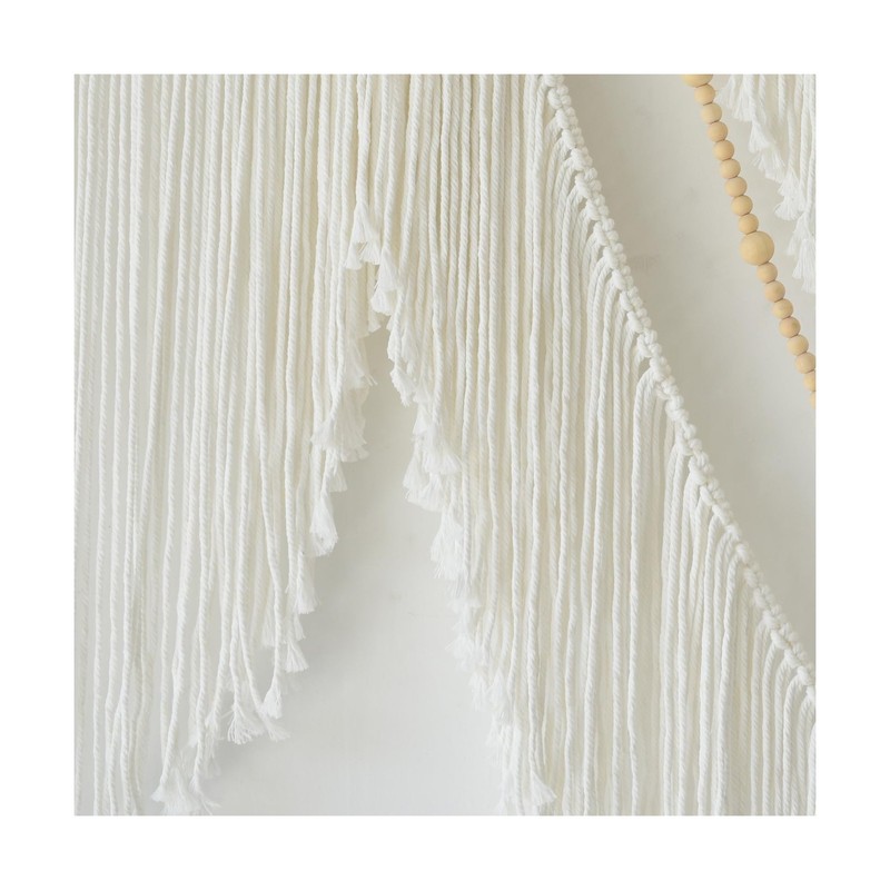 Flber Large Macrame Wall Hanging – Boho Yarn Art Garland with T... USA FAS gallery
