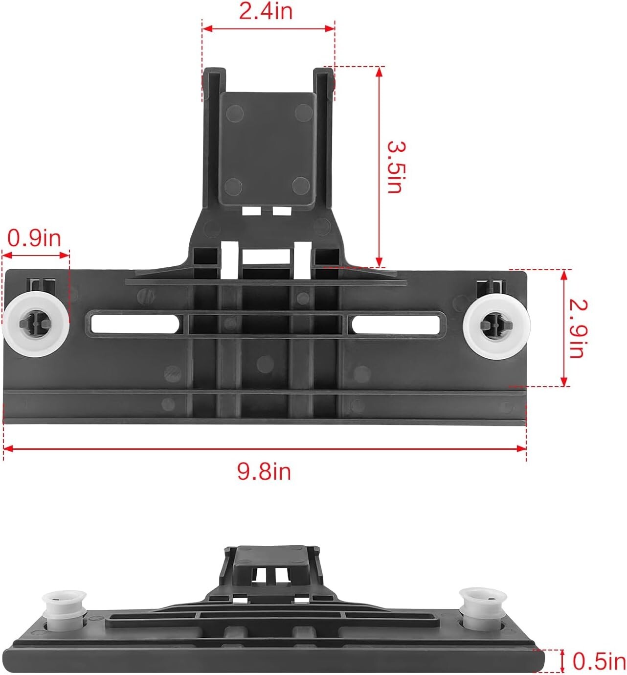Dishwasher Top Rack Adjuster Replacement for Whirlpool WDT910SAYM0 WDT970SAHZ0 gallery