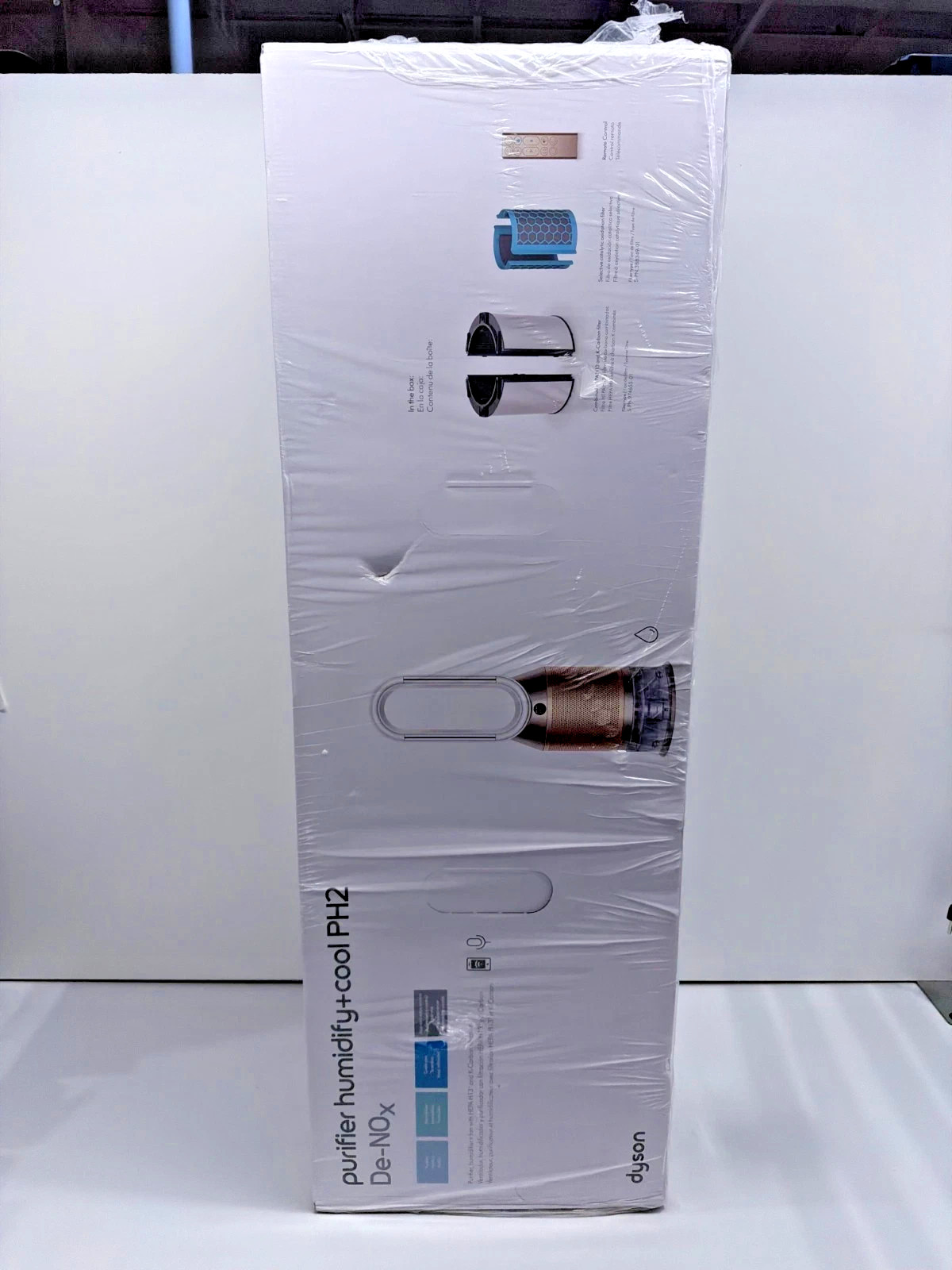 Dyson - Purifier Humidify+Cool PH2 De-NOx​ - White/Gold (NEW SEALED) gallery