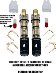 (2) Replacement Cartridge Stem Kits for MOEN 1225 / 1225B – Fits Moentrol w/Lube